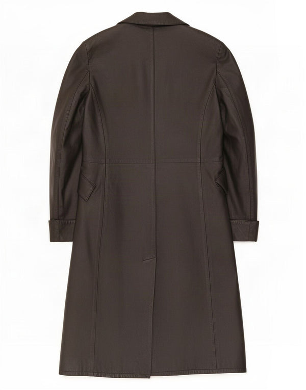 Cappotto in Pelle Donna Masterpelle IT 44 Medio Nero