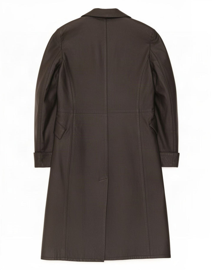 Cappotto in Pelle Donna Masterpelle IT 44 Medio Nero