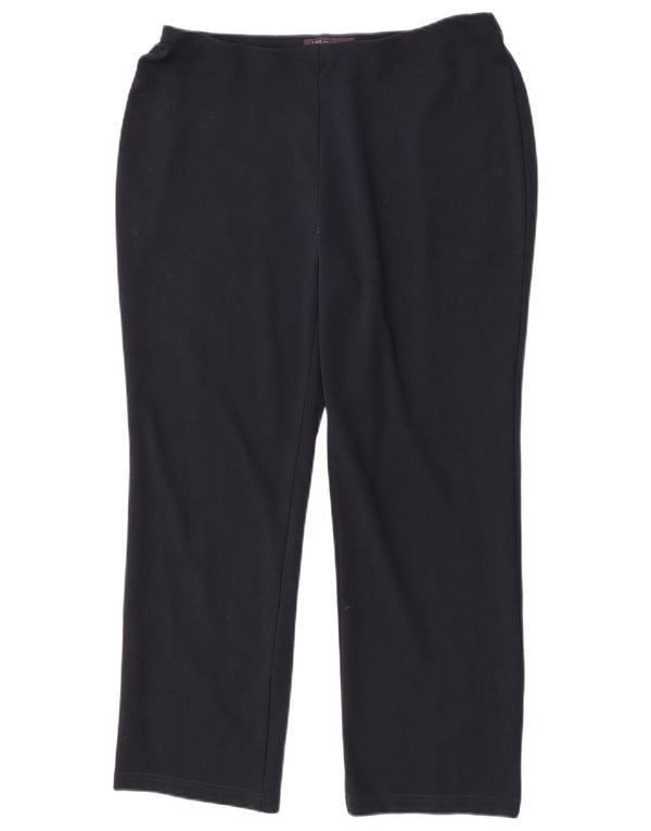 Pantaloni casual da donna Marks & Spencer UK 14 Large W34 L27 Blu navy