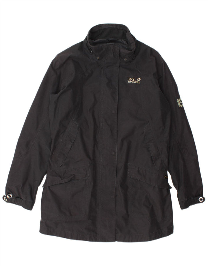 Giacca a vento da donna Jack Wolfskin UK 18/20 XL poliestere nero