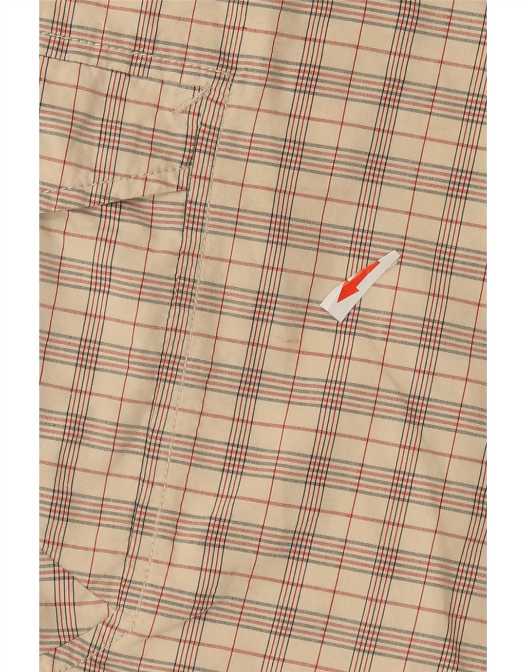 Pantaloncini cargo da uomo Invicta IT 52 XL W36 Cotone a quadri beige