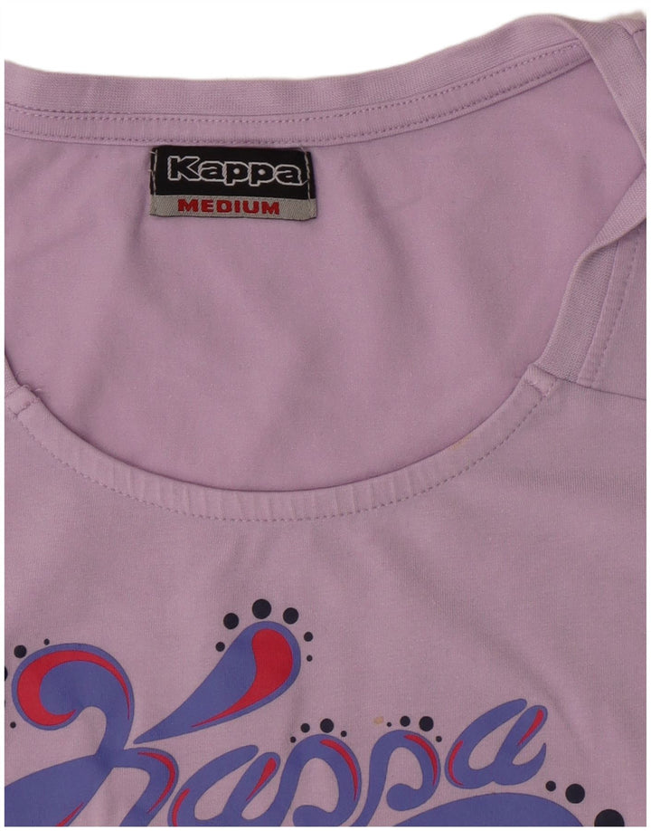 Canottiera grafica da donna Kappa UK 12 viola medio