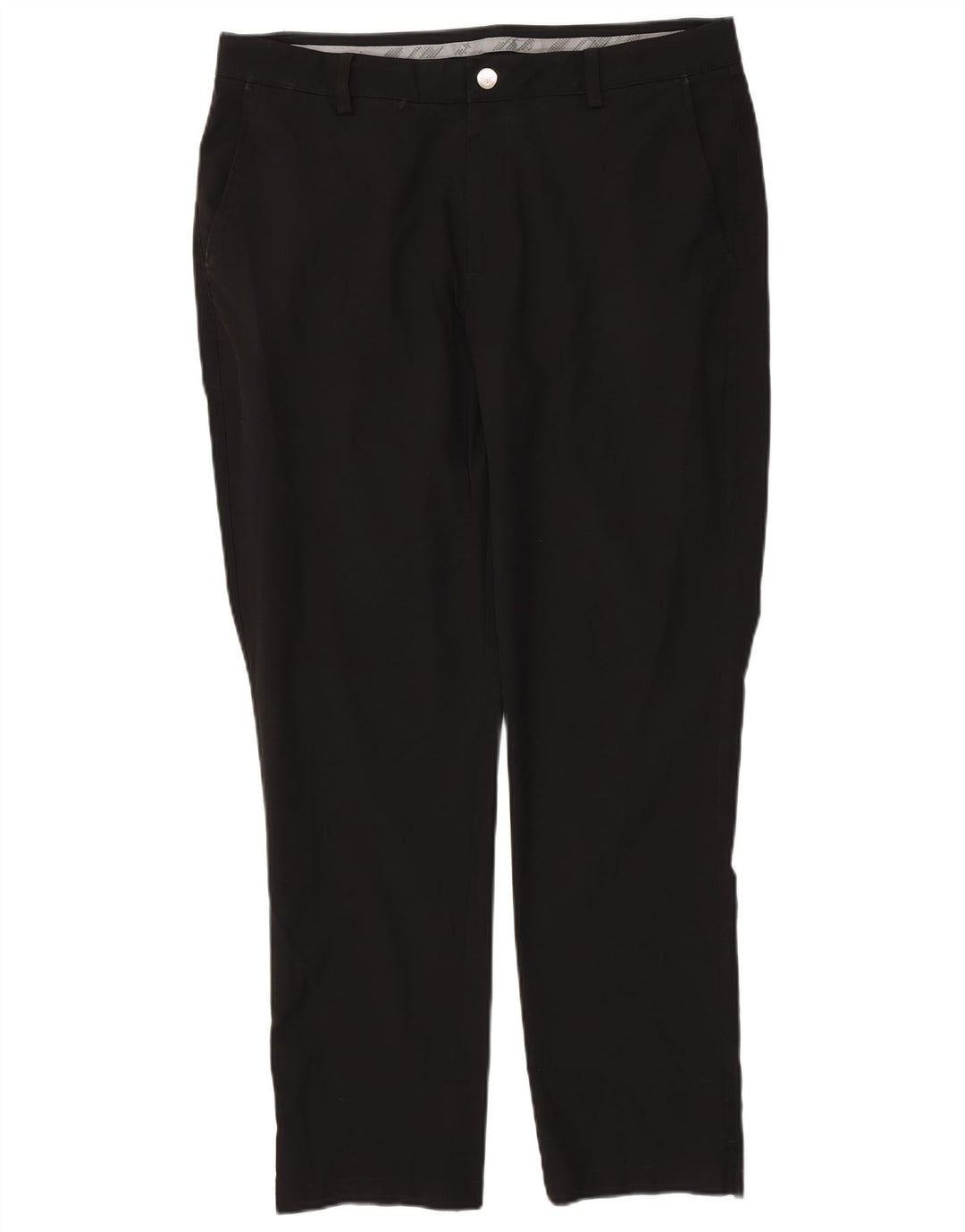 Pantaloni chino slim da uomo PUMA W36 L32 poliestere nero