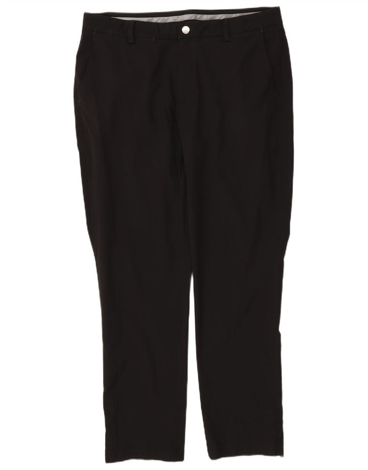 Pantaloni chino slim da uomo PUMA W36 L32 poliestere nero