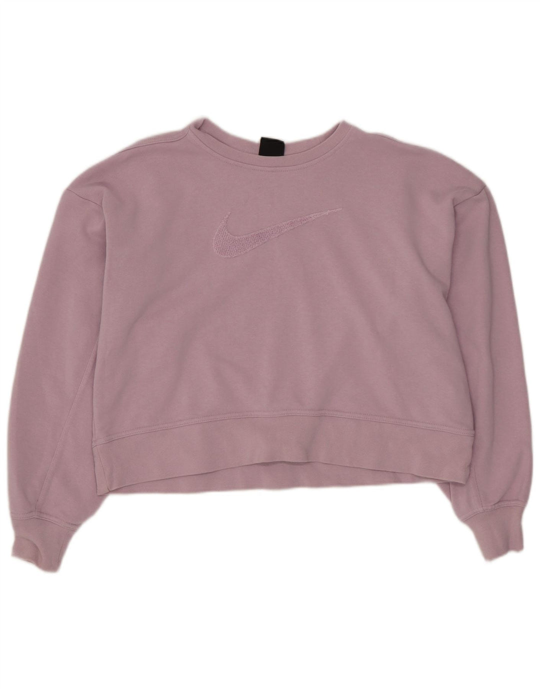 Felpa con grafica oversize Nike Dri Fit da donna UK 6 XS Viola