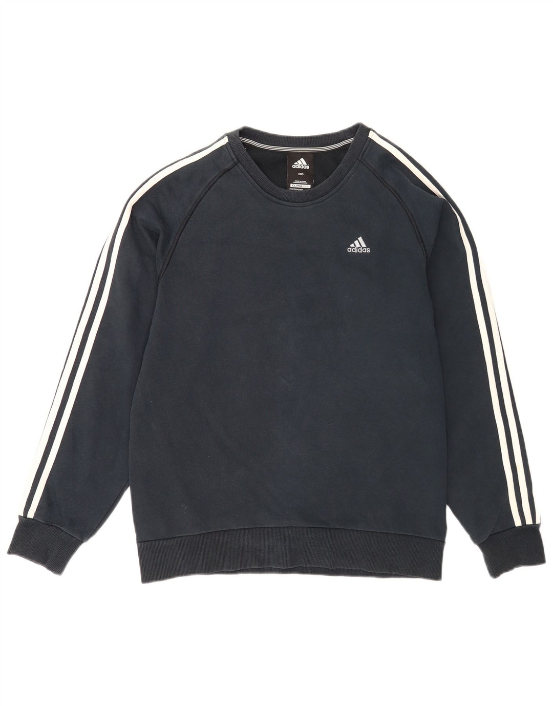 Felpa Adidas Clima 365 da uomo, piccola, in cotone blu navy