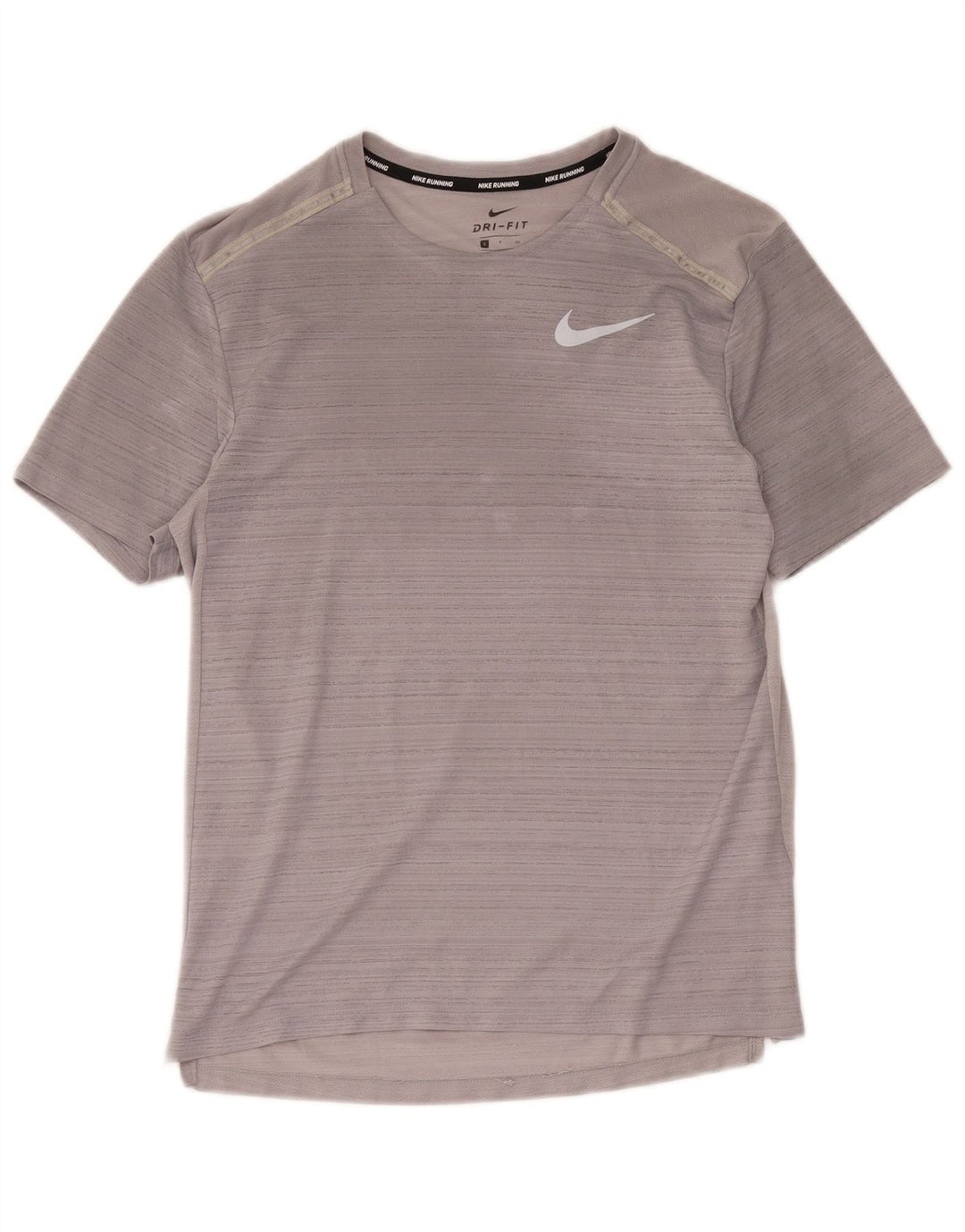 T-shirt Nike Dri Fit da uomo, piccola, in poliestere chiazzato grigio