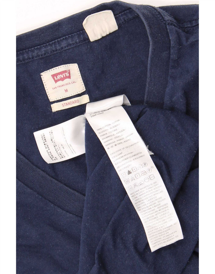 T-shirt standard da uomo Levi's Top in cotone blu navy medio