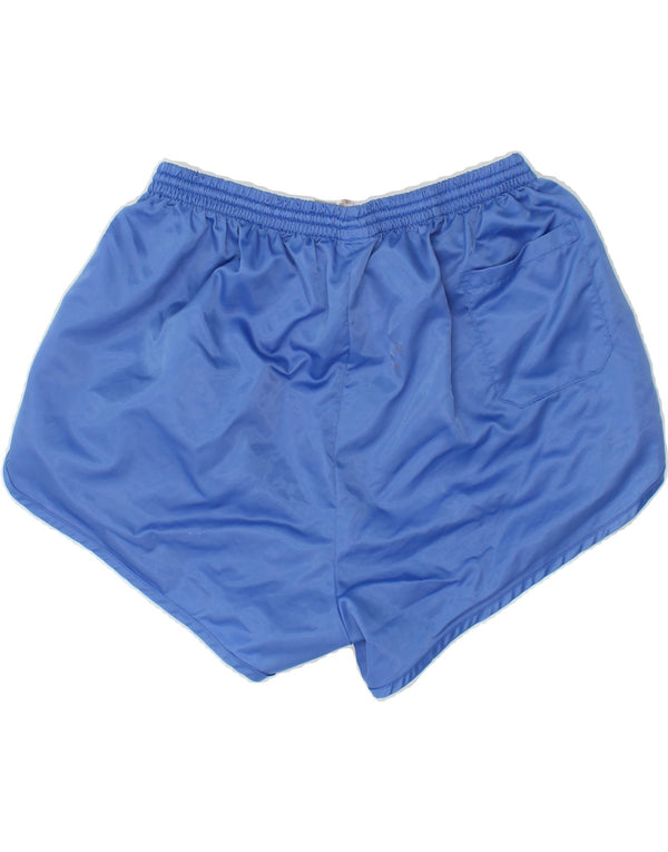 ARENA Girls Sport Shorts 5-6 Years Blue Colourblock Polyamide