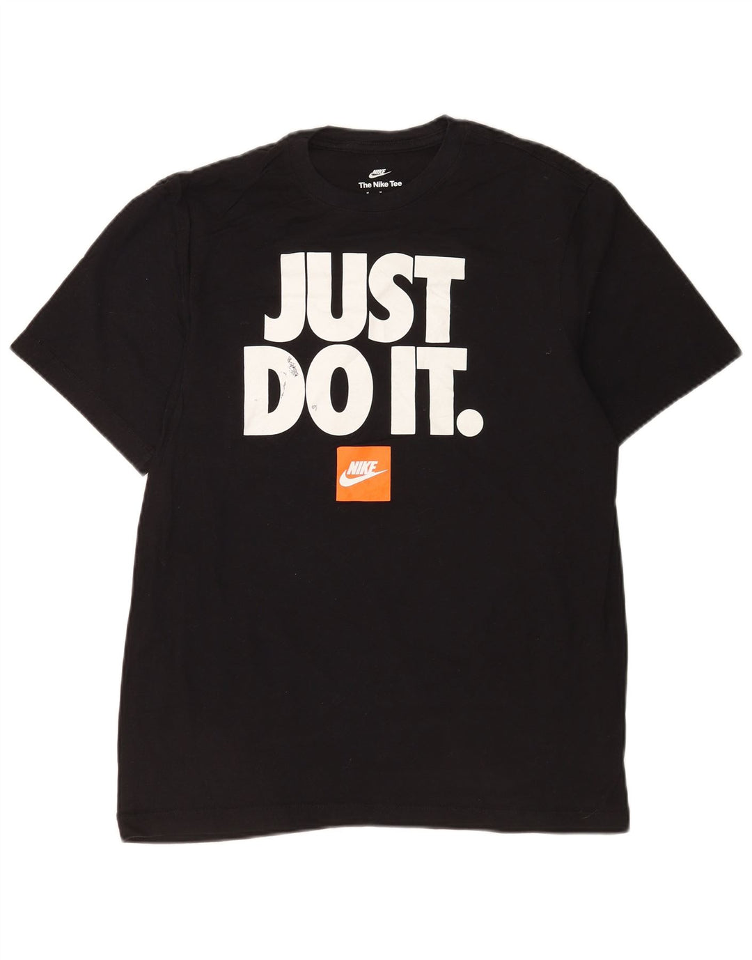 T-shirt grafica da uomo Nike Top in cotone nero medio