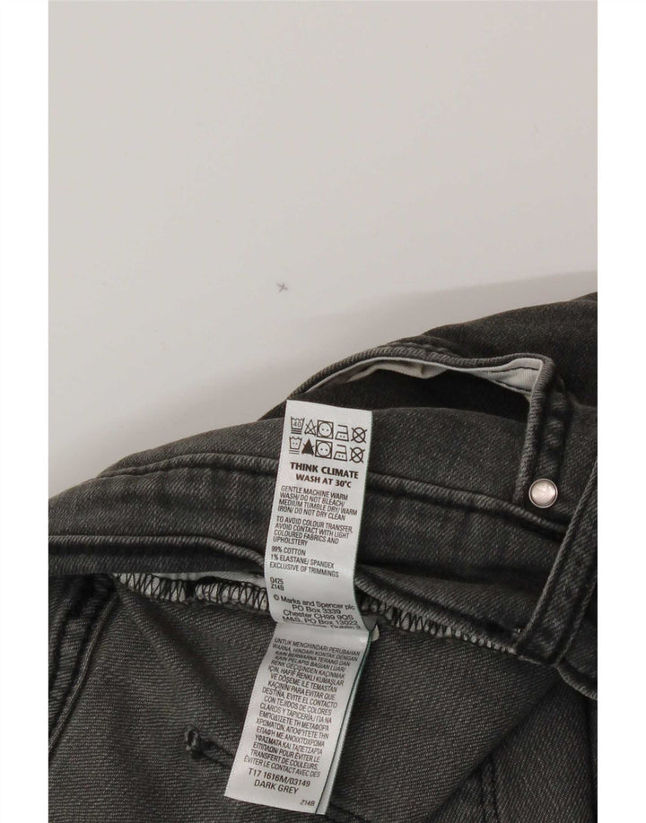 Jeans dritti da uomo Marks & Spencer W32 L29 cotone grigio