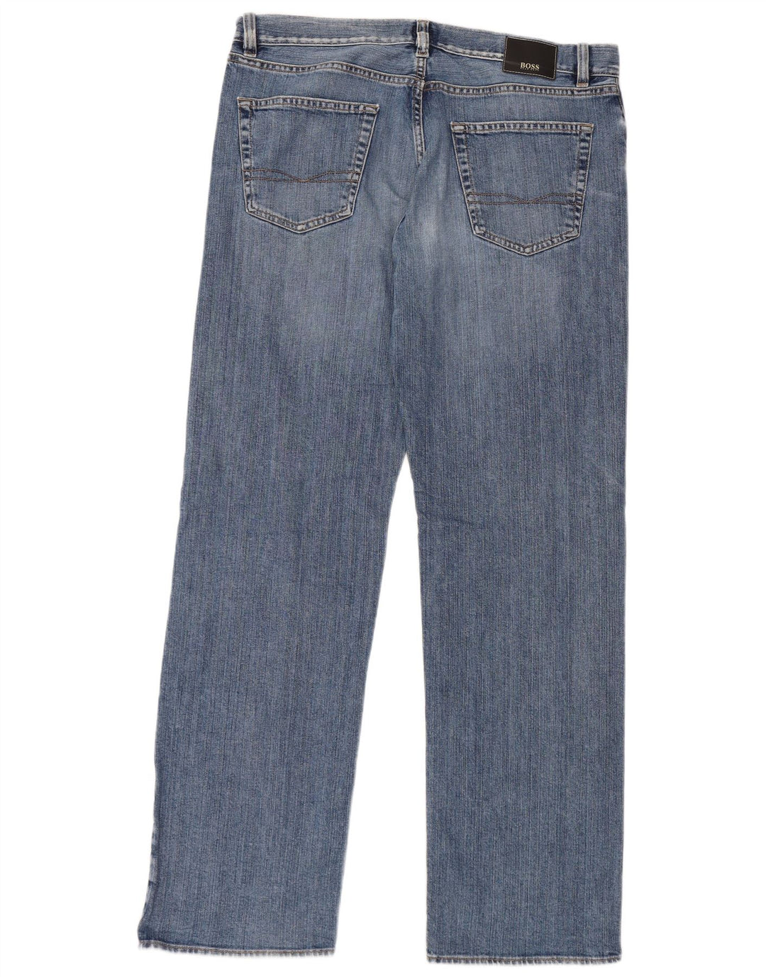 Jeans dritti da uomo HUGO BOSS Texas W36 L34 cotone blu