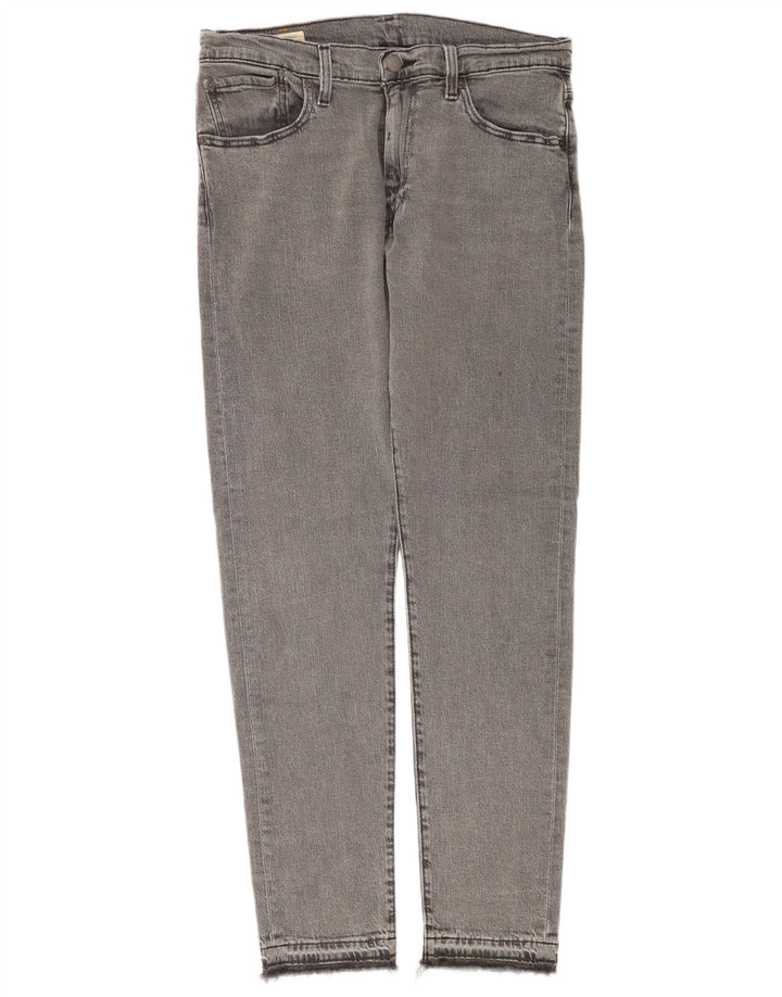 Levi's Uomo 512 Jeans affusolati slim W33 L32 Cotone grigio