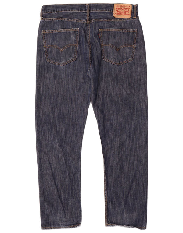 Levi's Uomo 508 Jeans affusolati regolari W34 L30 Blu Navy