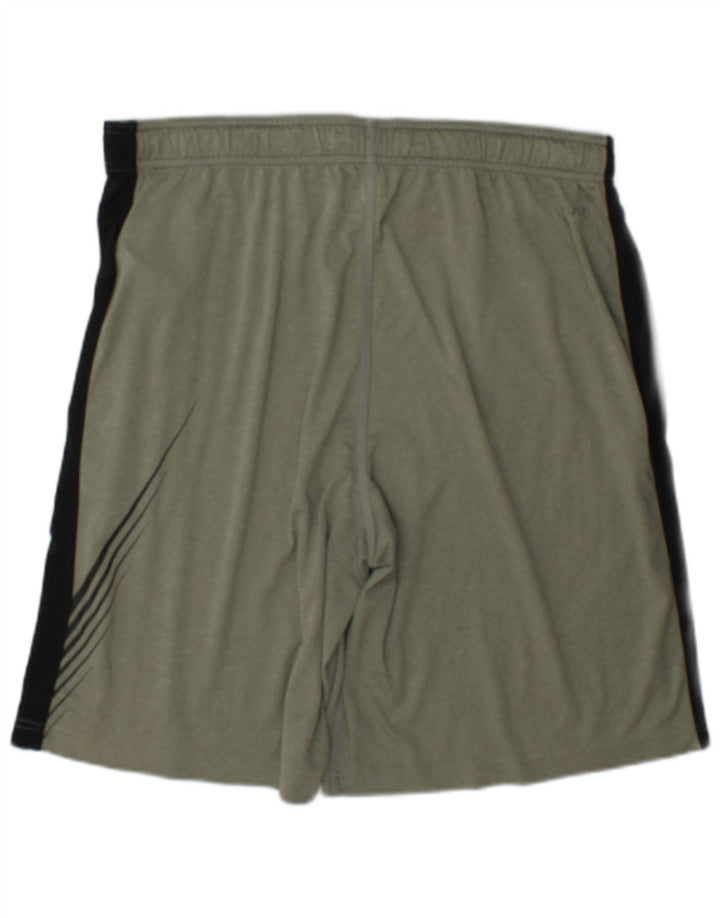 Pantaloncini sportivi da uomo Nike Large verde color block in poliestere