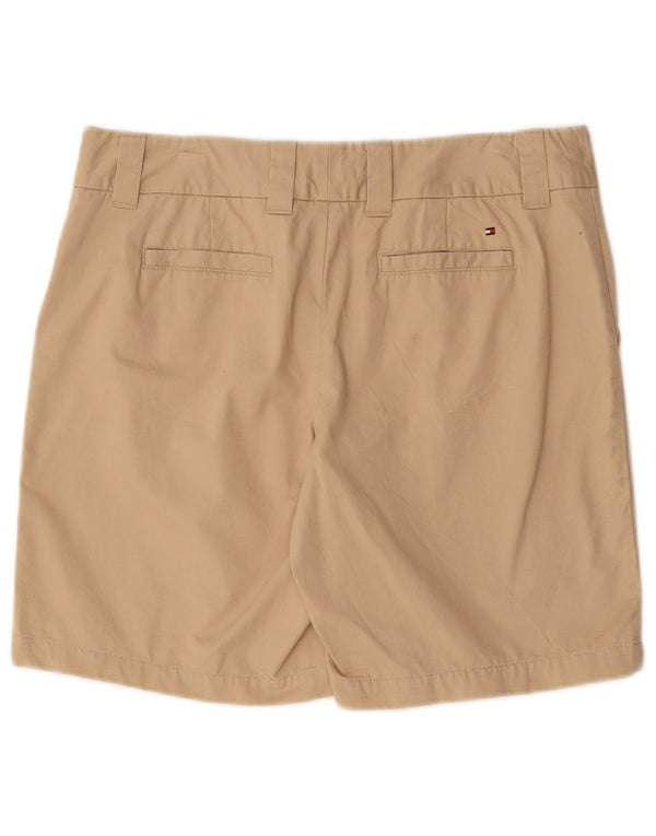 Pantaloncini chino da donna Tommy Hilfiger US 10 Large W34 cotone beige