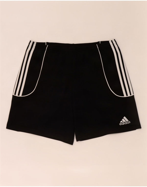 Pantaloncini sportivi Adidas Climalite da uomo grandi in poliestere nero