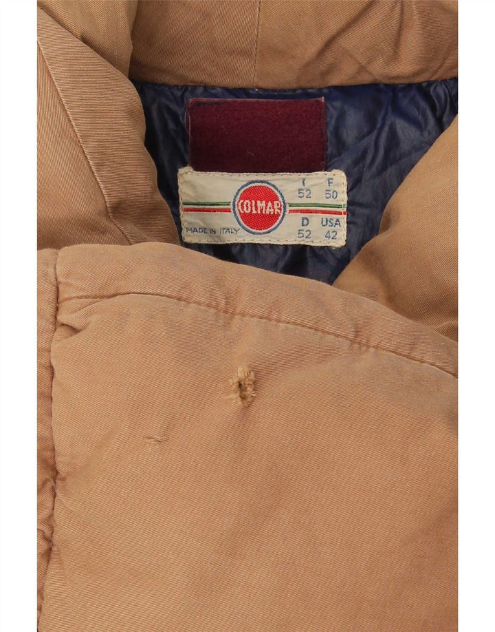 Piumino Uomo Colmar IT 52 Large Marrone Cotone