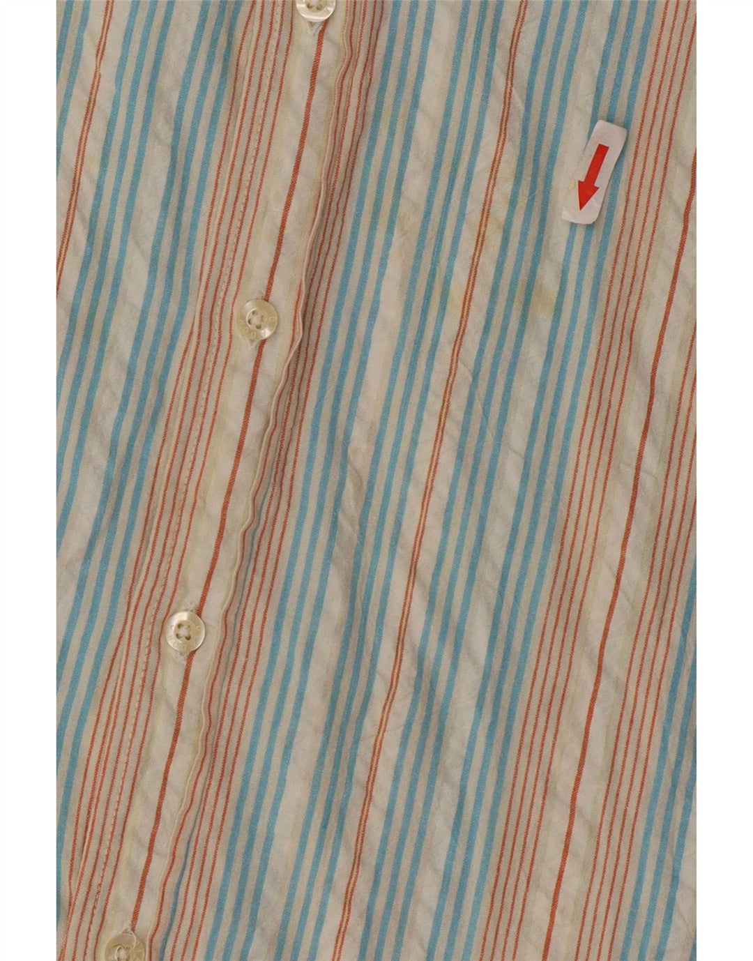 Camicia Diadora Uomo Cotone Rigato Medio Multicolore