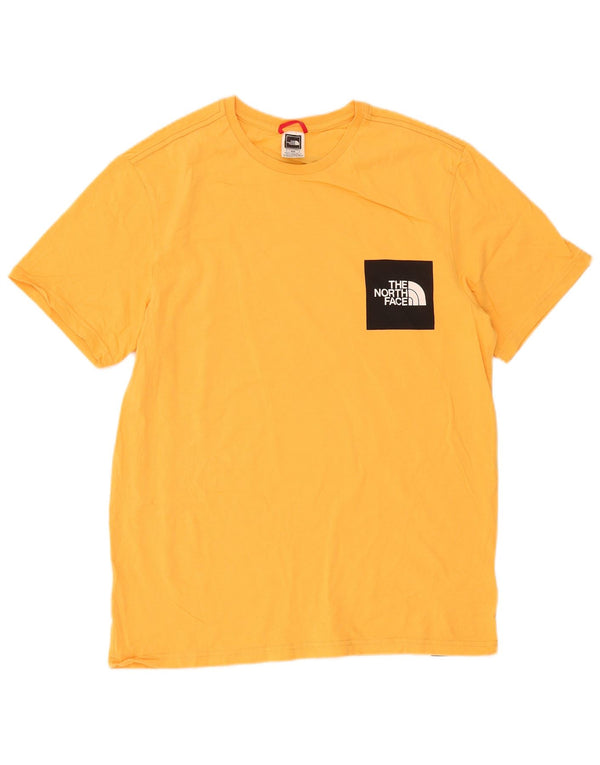 T-shirt grafica da uomo The North Face Top in cotone giallo medio