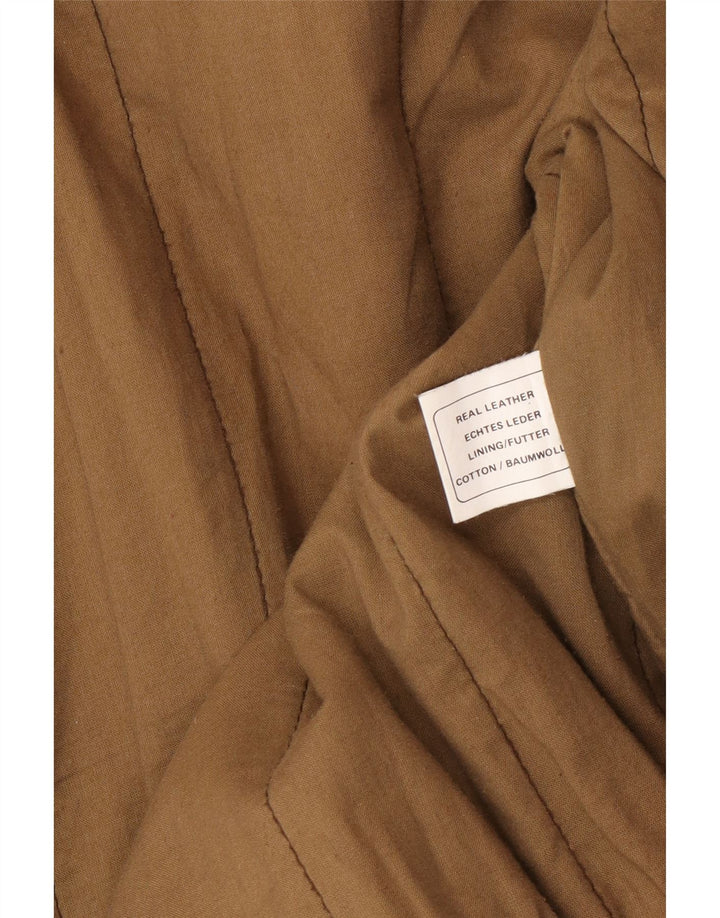 Giacca in pelle da uomo Outback UK 42 XL Pelle marrone