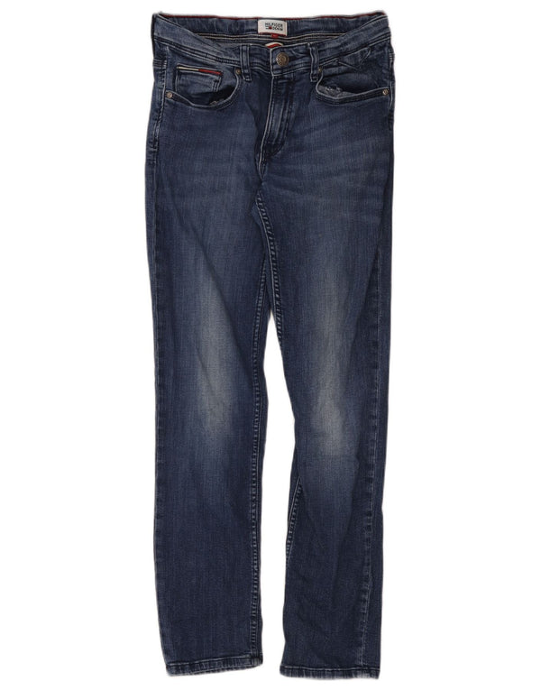 Jeans dritti per ragazzi Tommy Hilfiger 13-14 anni W30 L28 Blu