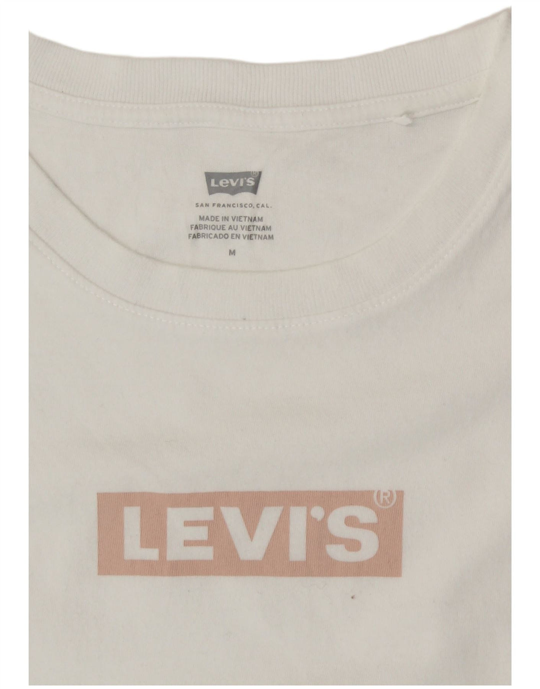 T-shirt grafica da donna LEVI'S Top UK 12 Medium White