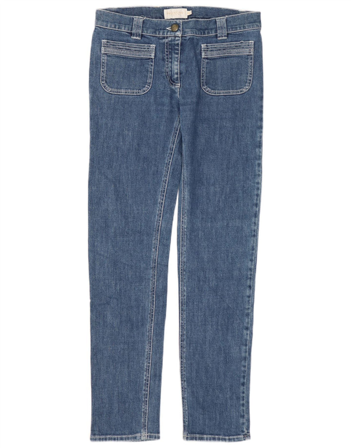 Jeans slim da donna Valentino IT 40 piccoli W28 L30 Blu