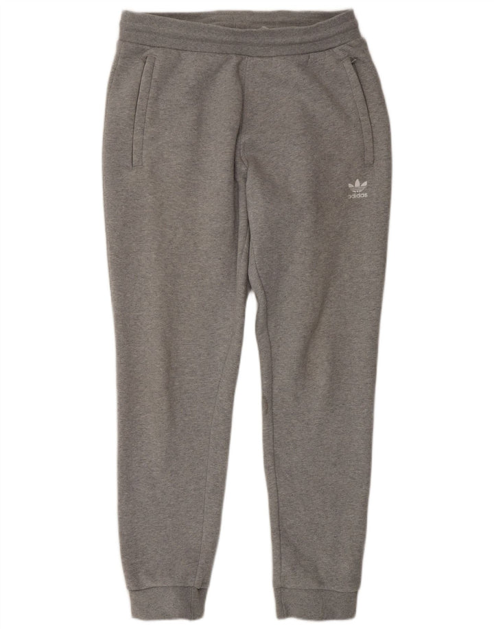 Pantaloni da tuta da donna Adidas Joggers medi W32 L30 cotone grigio