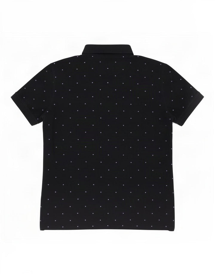 Polo da uomo Massimo Dutti grande blu navy maculato