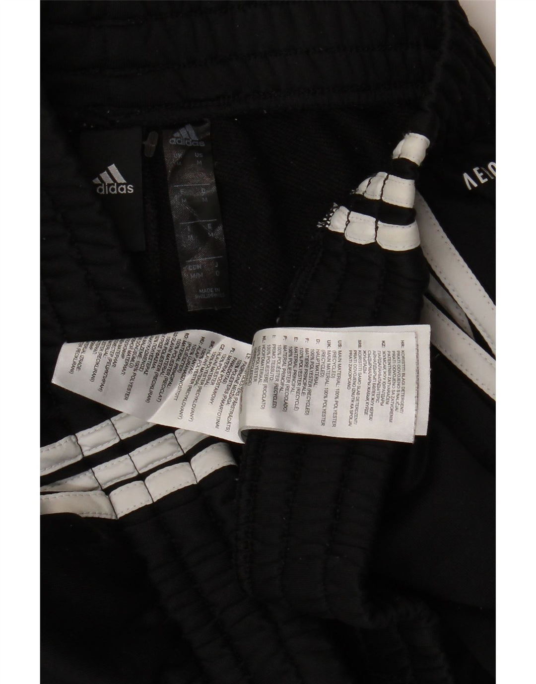 Pantaloni da tuta ADIDAS Aeroready da uomo in poliestere nero medio
