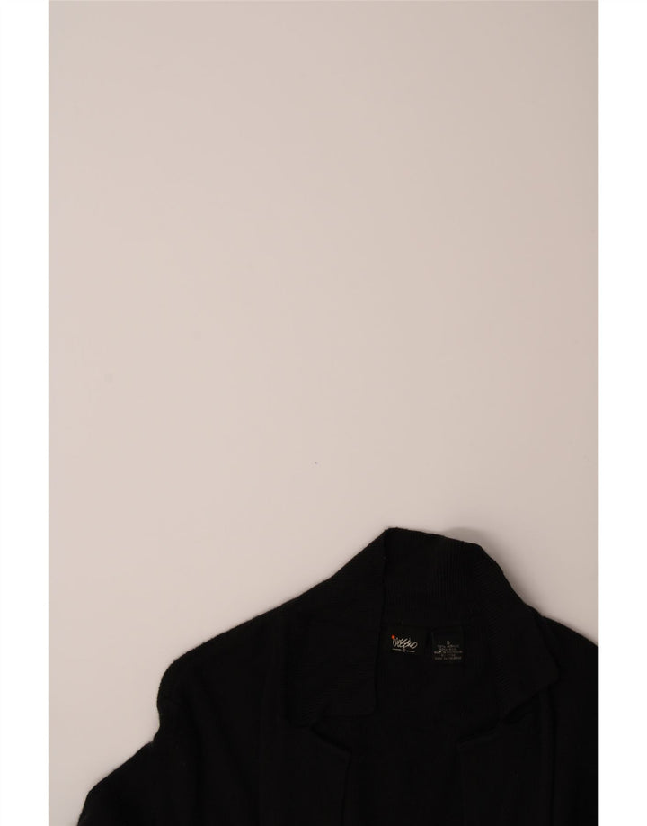 MOSSIMO Womens Open Cardigan Sweater UK 10 Small Black Acrylic Vintage Mossimo and Second-Hand Mossimo from Messina Hembry 
