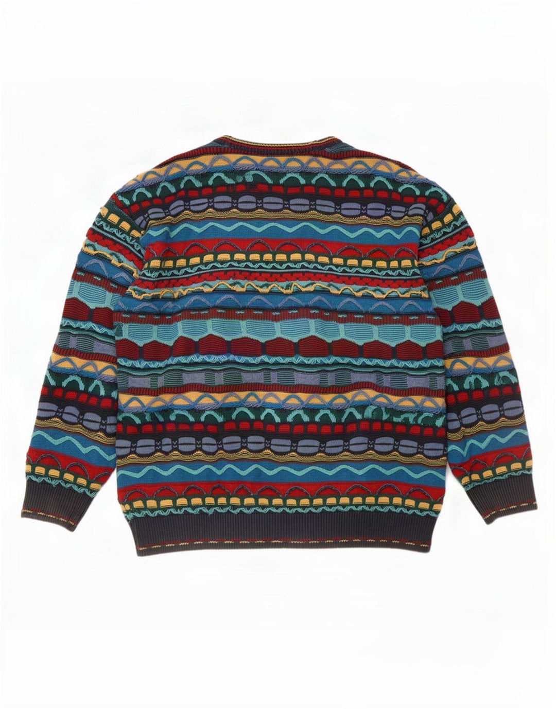 Maglione maglione girocollo da uomo Florence Tricot medio multicolore