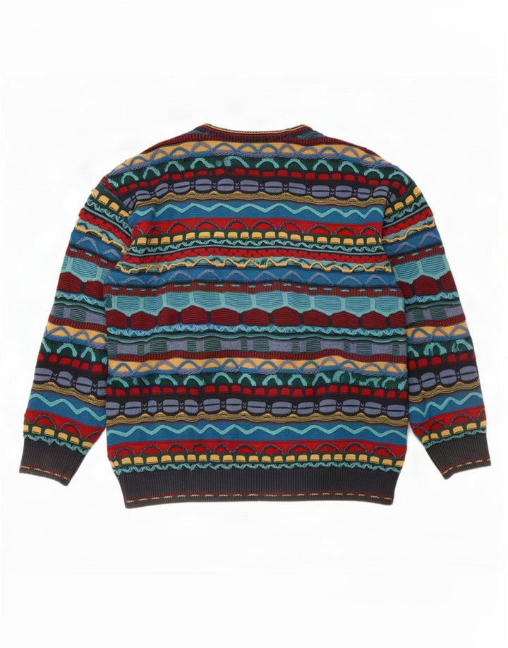 Maglione maglione girocollo da uomo Florence Tricot medio multicolore