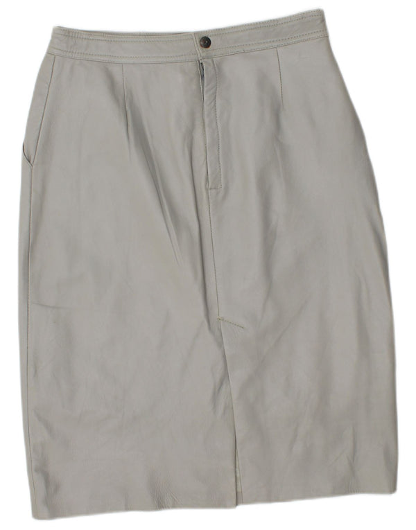 Vintage Womens Pencil Skirt W28 Medium Grey