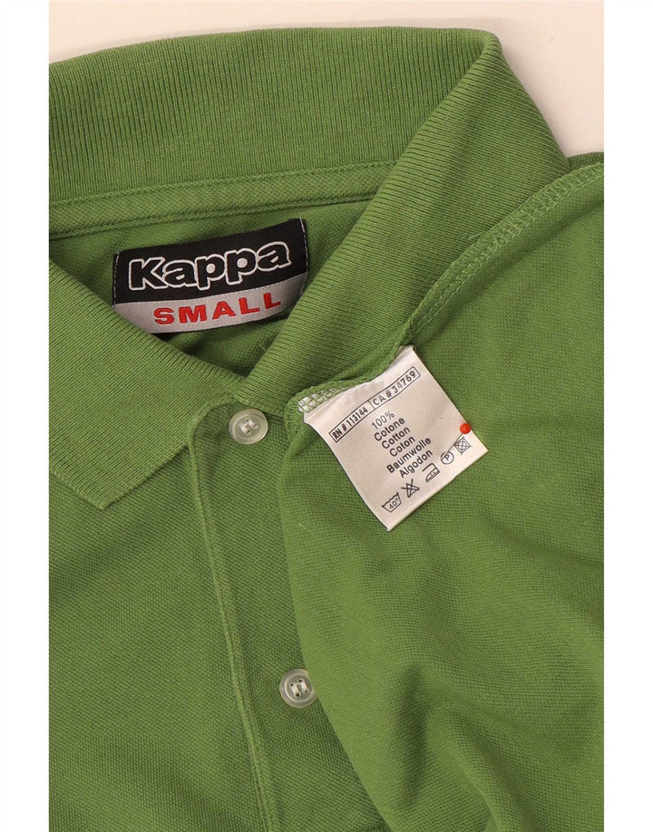 Polo Kappa Uomo Small Verde Cotone