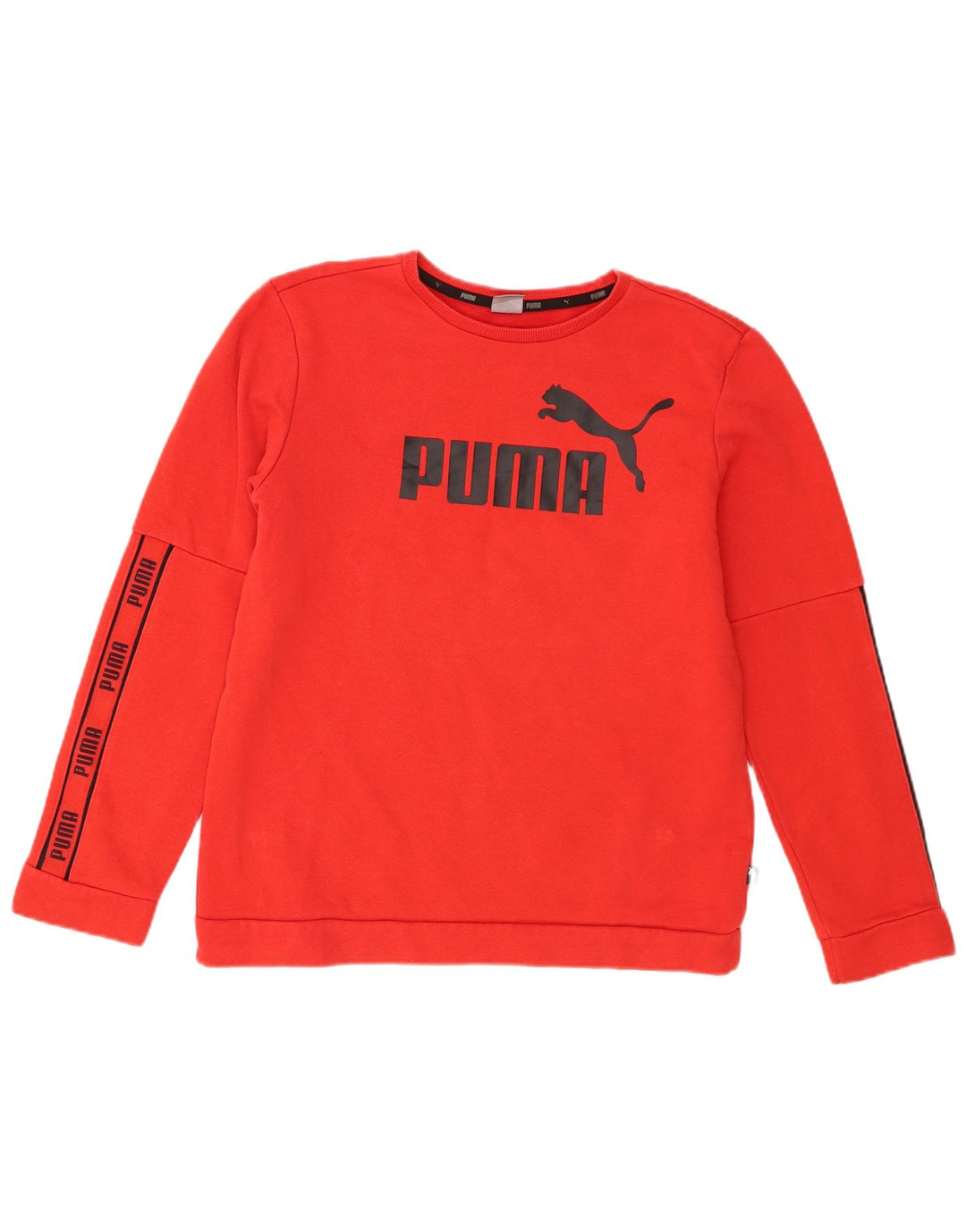 Felpa grafica da ragazzo Puma 15-16 anni in cotone rosso