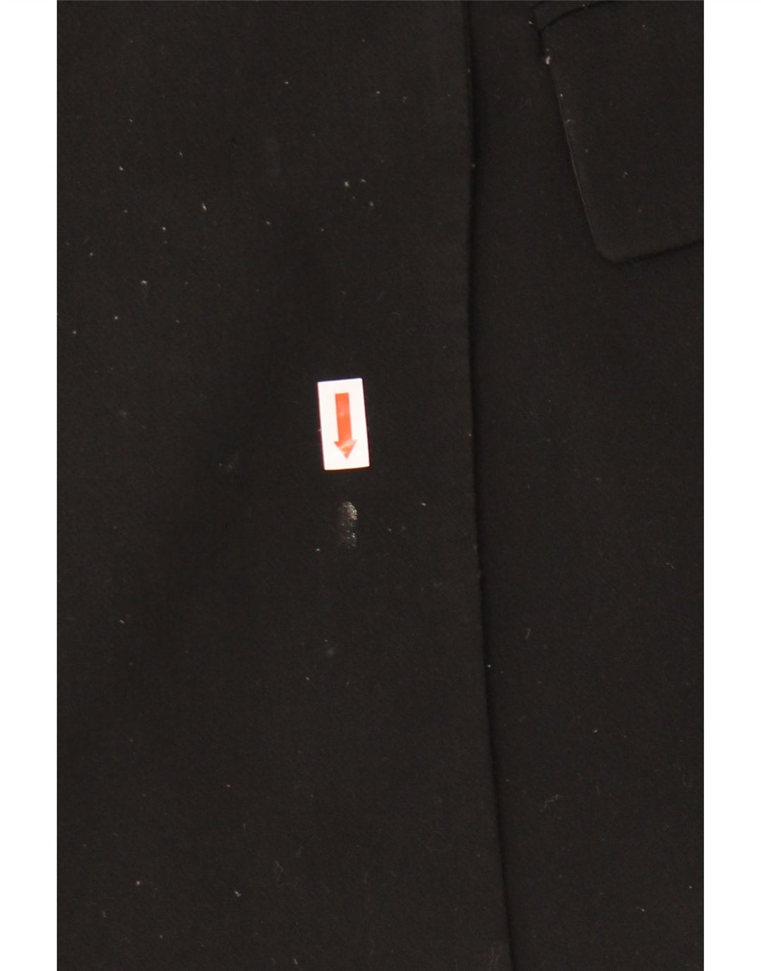 Giacca blazer doppiopetto da donna ZARA UK 10 piccola poliestere nero