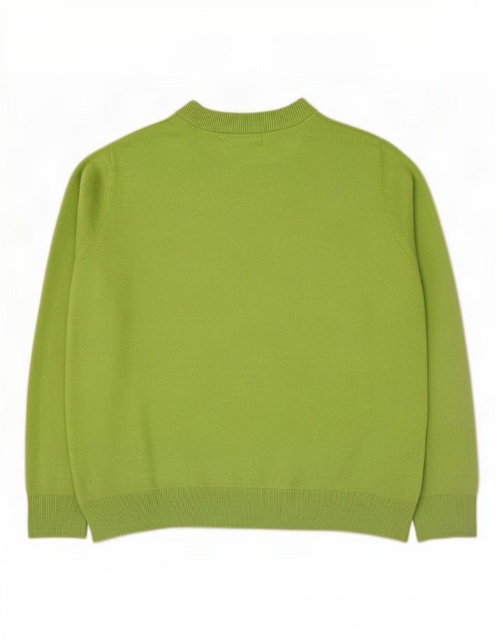 Maglione maglione girocollo da donna Marks & Spencer UK 14 Verde medio