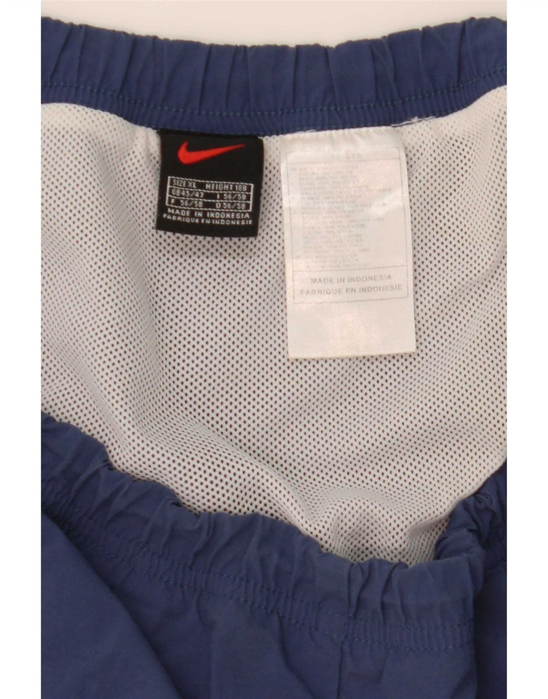 Pantaloncini sportivi Nike da uomo XL blu navy in poliestere