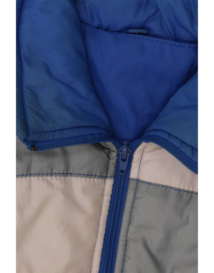 Gilet imbottito donna Brugi IT 38 XS Blu Colourblock in poliammide