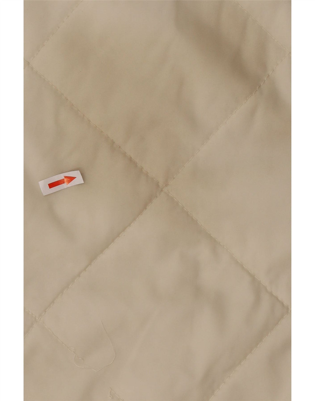 Gilet trapuntato oversize da donna Maul UK 6 XS in poliammide bianco sporco