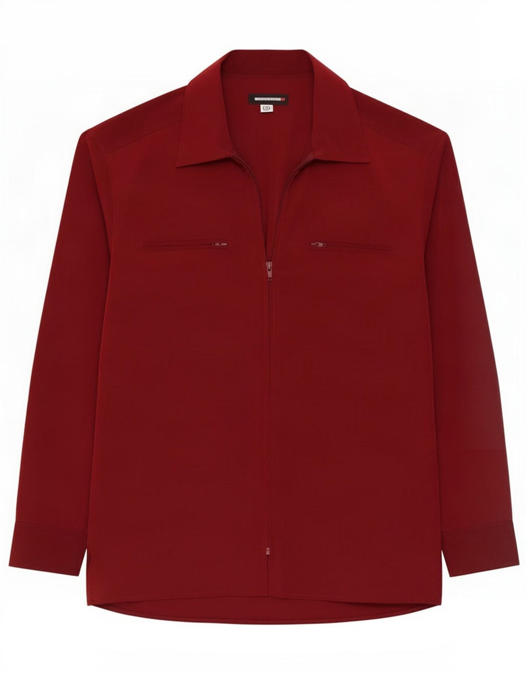 Camicia da uomo Specchio Bordeaux medio