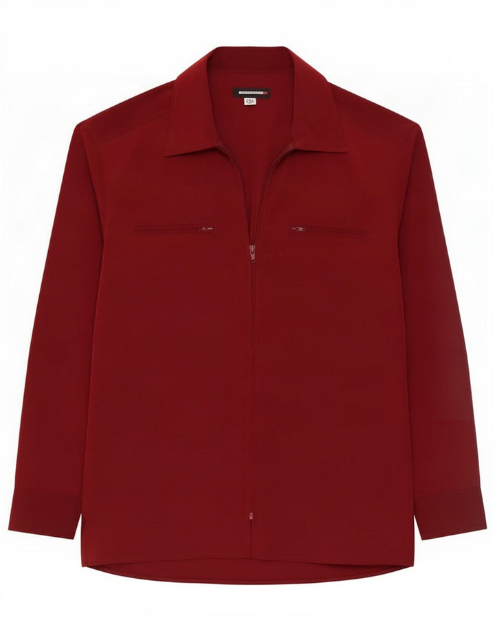 Camicia da uomo Specchio Bordeaux medio