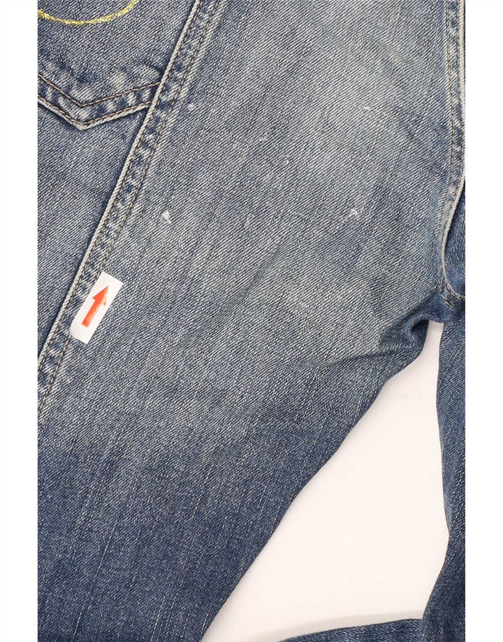 Jeans bootcut vintage da donna W28 L31 blu navy