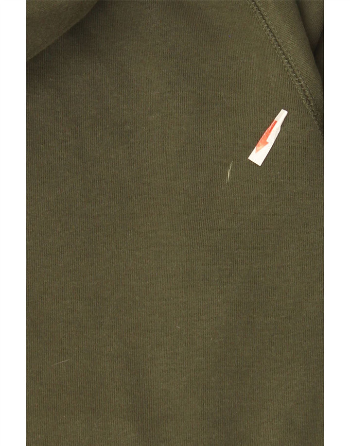 Maglione con cappuccio da uomo Superdry in cotone kaki medio