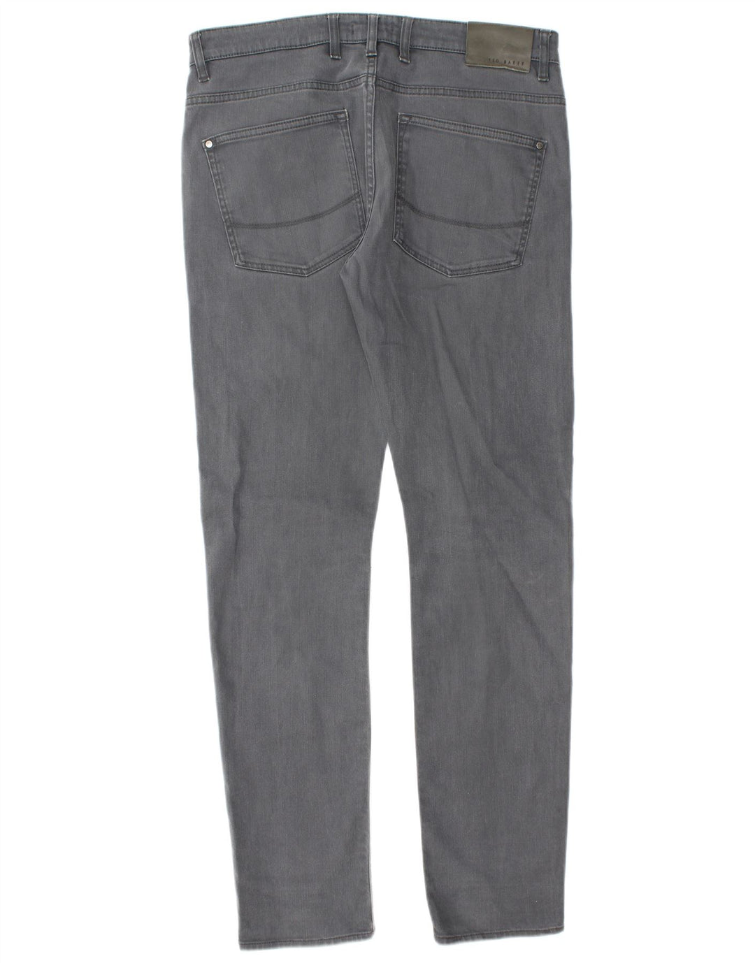 Pantaloni casual skinny da uomo Ted Baker W34 L32 Grigi