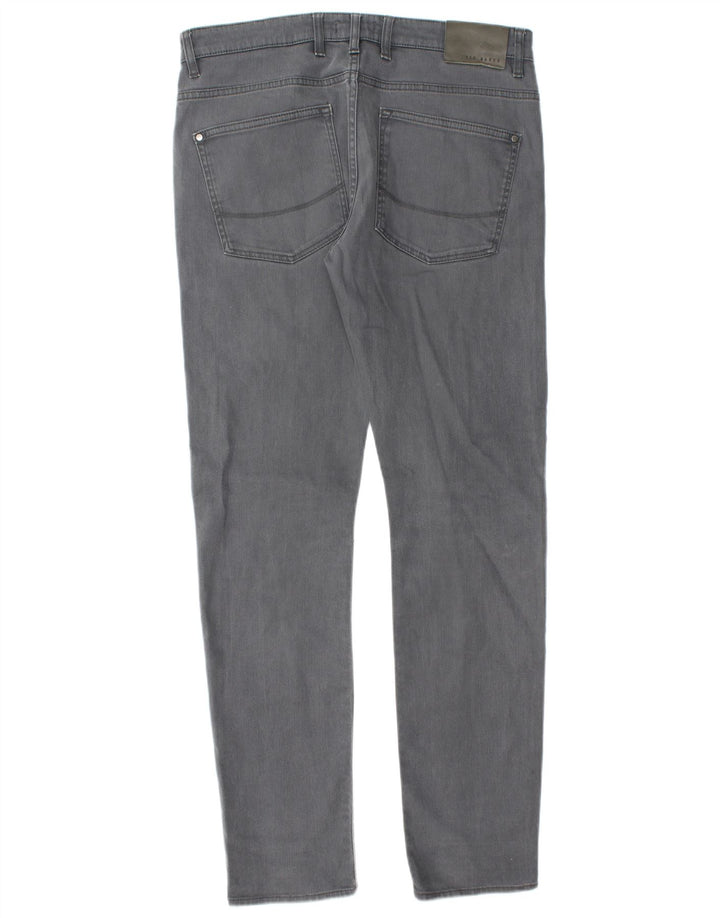 Pantaloni casual skinny da uomo Ted Baker W34 L32 Grigi