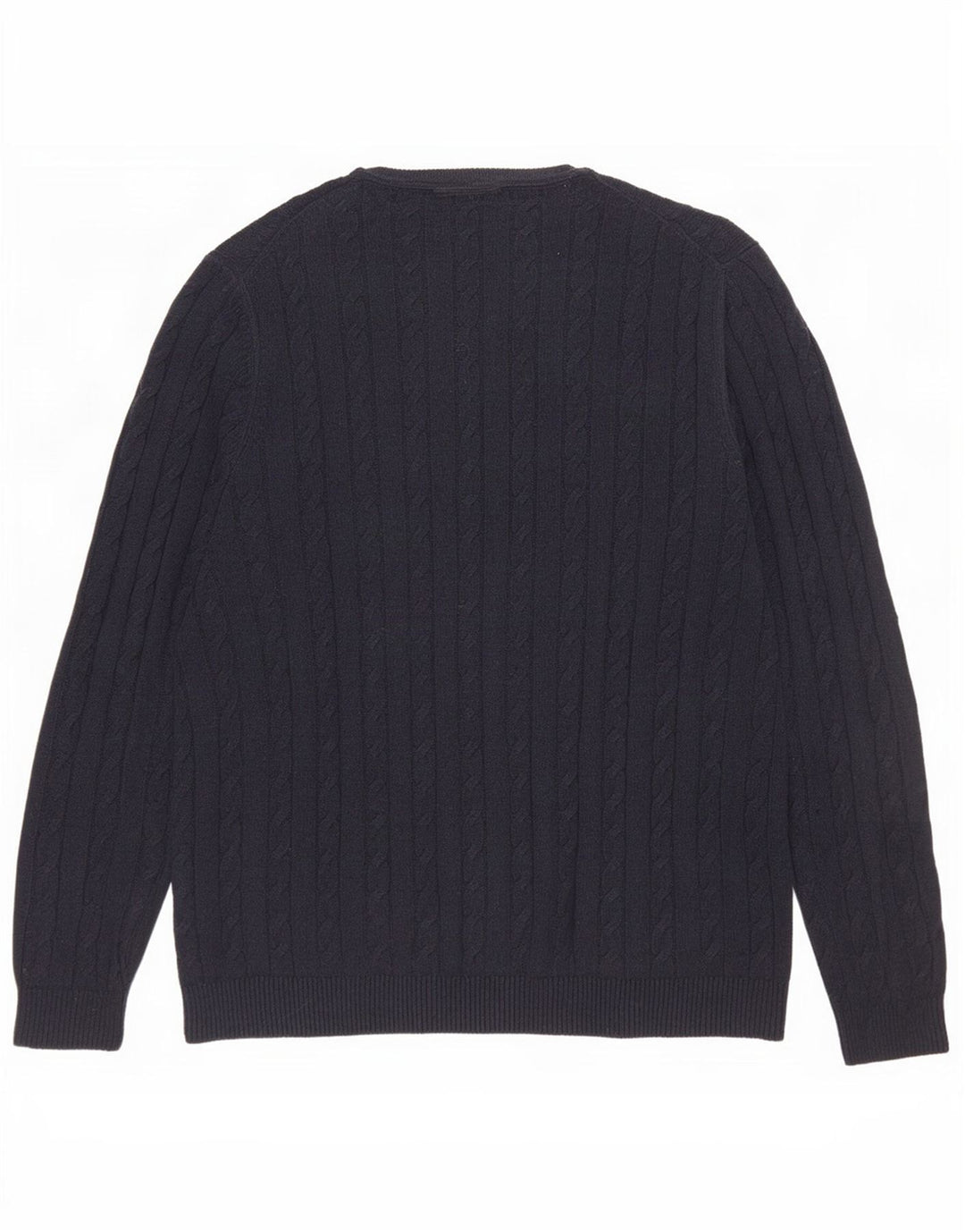 Lyle & Scott Maglione girocollo da uomo di grandi dimensioni in cotone blu navy