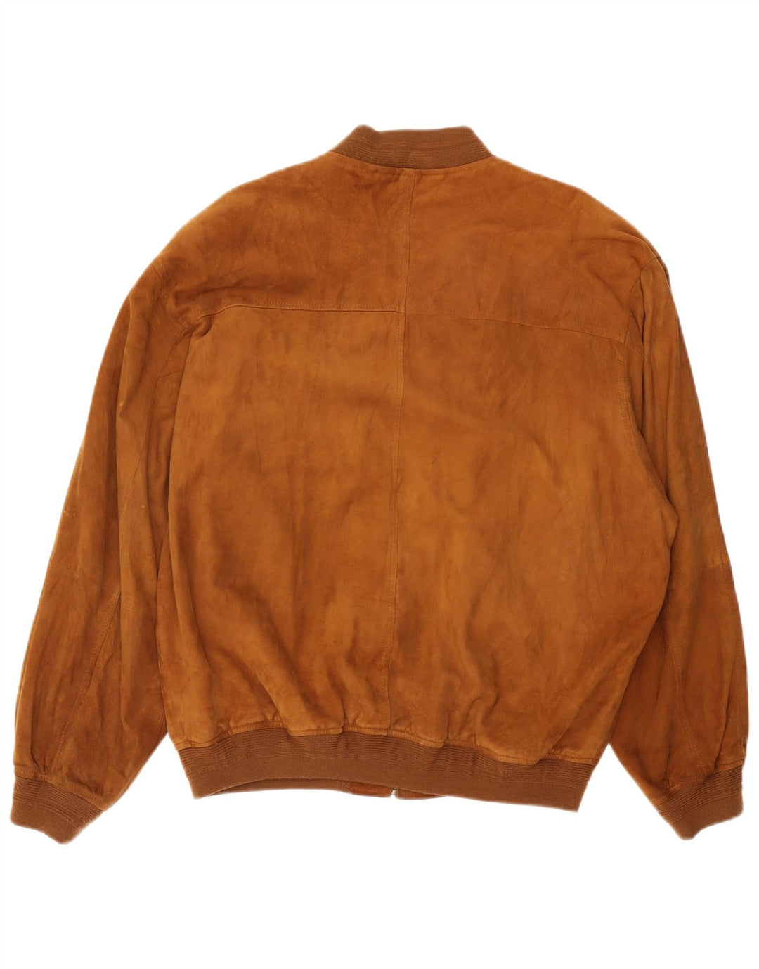 Giubbotto bomber in pelle scamosciata da uomo Gatsby UK 38 Pelle beige media